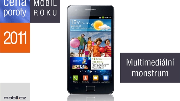 Mobil roku 2011, Cena poroty - Multimediální monstrum: Samsung Galaxy S II