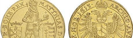 Desetidukát z roku 1613 vydraený na numismatické za nejvyí cenu v historii