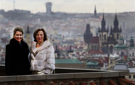 Prahu navtvil rusk prezident Dmitrij Medvedv. Na Praskm hrad ho hostil