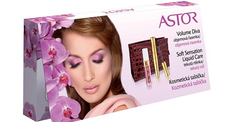 Balek objemovou asenkou Volume Diva, tekutou rtnkou Soft Sensation v