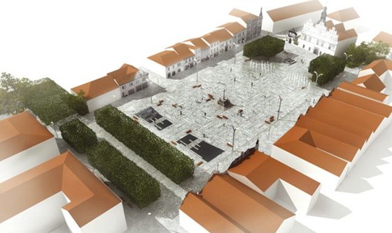 Studie budoucí podoby náměstí ve Stříbře