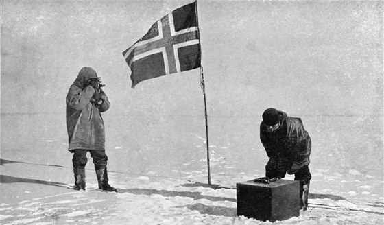 Roald Amundsen dosáhl vysnného jiního pólu 14. prosince 1911.