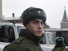 Ruská policie se chystá na víkendové protesty (9. prosince 2011). 