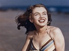 Jedna z vydraených fotografií hereky Marilyn Monroe, kterou v roce 1946...