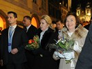 Prahu navtívil ruský prezident Dmitrij Medvedv. Na Praském hrad ho hostil