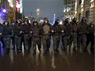 Ruské policejní jednotky blokují demonstrantm pístup do centra Moskvy (5.