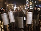 Jednotky ministerstva vnitra podpoily ruskou policii, aby uklidnily protesty v