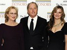 Meryl Streepová, její manel Don Gummer a dcera Grace 