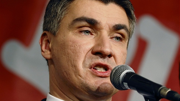 Pedseda chorvatskch socilnch demokrat Zoran Milanovi (3. prosince 2011)