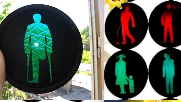 Roman Týc vyměnil v roce 2007 v Praze skla na 50 semaforech pro chodce.