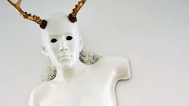 Sv. Hubert je �ena (z výstavy Sculpture Sympozium)