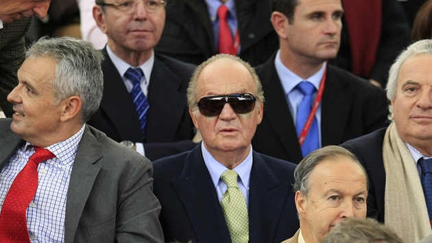 Finálový duel Davis Cupu si nenechal ujít ani panlský král Juan Carlos