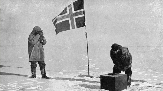 Roald Amundsen doshl vysnnho jinho plu 14. prosince 1911.
