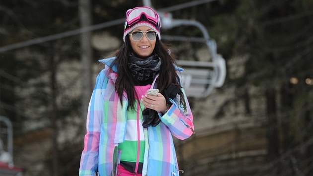 Agáta Hanychová v Jasné v Nízkých Tatrách ukázala, �e snowboarding dokonale