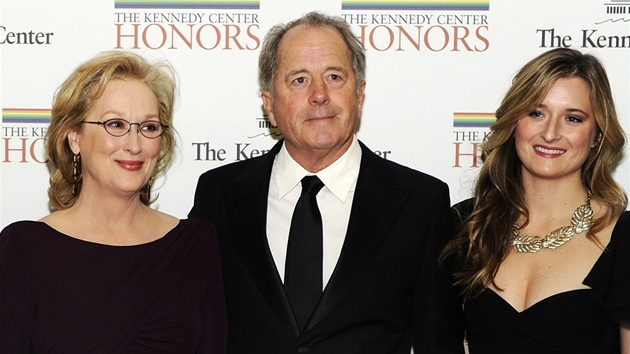 Meryl Streepov, jej manel Don Gummer a dcera Grace 