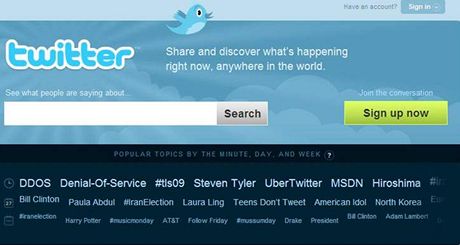 Hlavním tématem na Twitteru je nyní DDOS útok