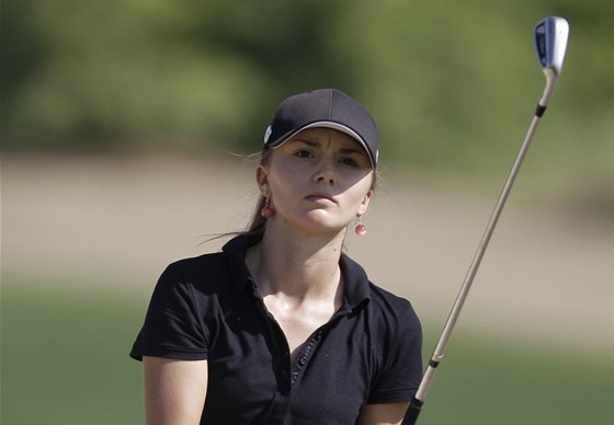 Klára Spilková na turnaji v Dubaji.