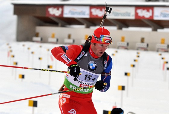 NA TRATI. eský biatlonista Michal lesingr vstupuje do mistrovství svta v Ruhpoldingu optimisticky.