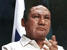 Panamský diktátor Manuel Noriega na archivním snímku