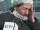 Severokorejci na zábrech státní televize CCTV truchlí za "milovaného vdce"