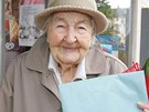 V Hoicích odvolila u také 104 letá Marie Fierová.