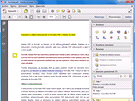 Ukázka korektury dokumentu v Adobe Acrobat X Pro