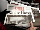 Vechny eské noviny se vnují smrti Václava Havla (19. prosince 2011)