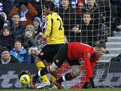 PEKONAN ERN. esk brank Radek ern (vlevo), hr Queens Park Rangers,