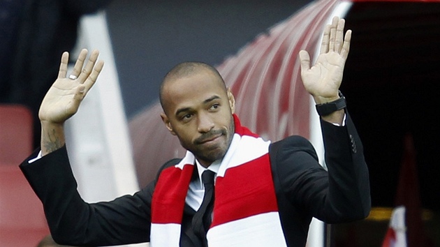 V DRESU ARSENALU. Thierry Henry strávil v londýnském klubu bájená léta, te se do klubu vrací na výpomoc.