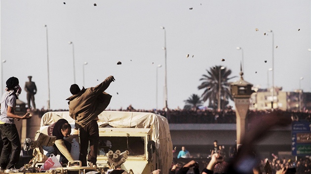 Snmek z revoluce v Egypt zskal druh msto v kategorii aktualita na Czech Press Photo 2011. (Egypt, 2011)