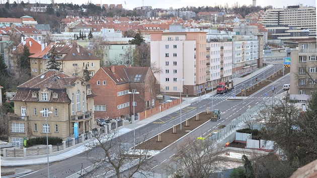Zrekonstruovaná Pato�kova ulice v Praze 6
