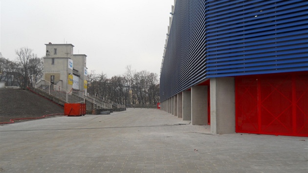 Pestavba fotbalového stadionu ve truncových sadech v Plzni je hotova. 