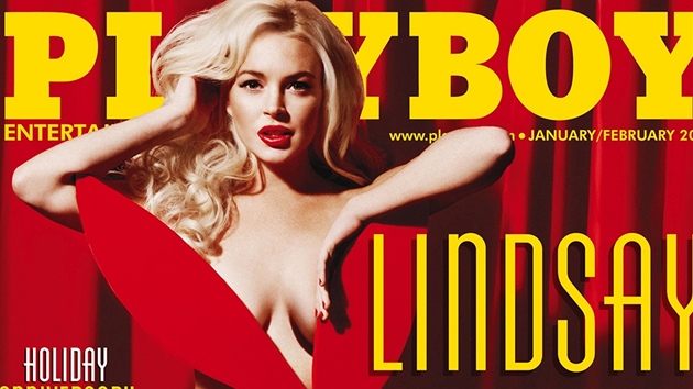 Lindsay Lohanová na obálce magazínu Playboy
