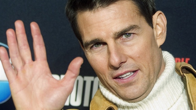 Tom Cruise na premie filmu Mission: Impossible  Ghost Protocol (Madrid, 12. prosince 2011)