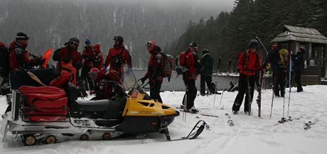 Turisté bloudili v údolí Bílého Labe, hledala je Horská sluba. Ilustraní foto