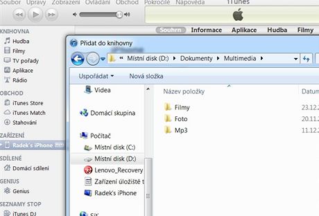 Zatky s iOS (tvorba Apple ID, synchronizace, multimdia)