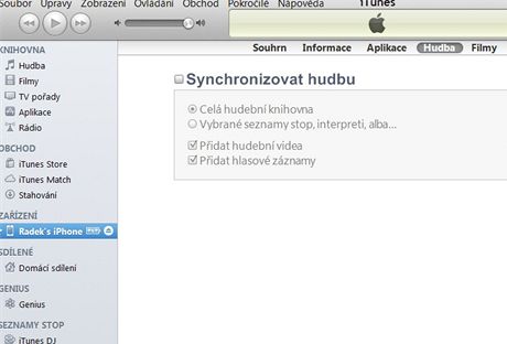 Zatky s iOS (tvorba Apple ID, synchronizace, multimdia)