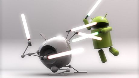 Mezi operaními systémy iOS a Android zuí boj o kadého zákazníka. Ilustraní snímek