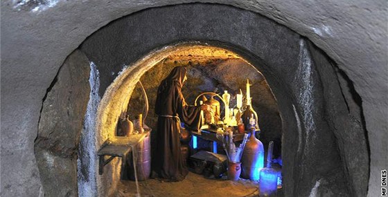 Znojemské podzemí a jeho straidelná expozice. Ilustraní snímek