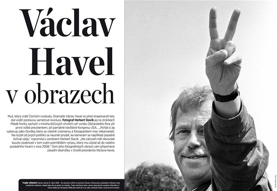 Píloha MF DNES Václav Havel v obrazech