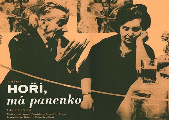 Plakáty film Miloe Formana: Hoí, má panenko