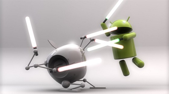 Mezi operaními systémy iOS a Android zuí boj o kadého zákazníka. Ilustraní snímek