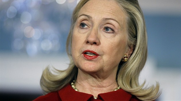 Americká ministryn� zahrani�í Hillary Clintonová (22. prosince 2011)
