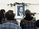 Minuta ticha za zesnulého Václava Havla v Jihlav. (23. prosince 2011)