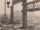 Akoliv stavba nové ocelárny zaala u za druhé svtové války jako poboný