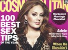 Zpvaka Adele na prosincové obálce magazínu Cosmopolitan (2011)