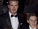 David Beckham a jeho synové Brooklyn a Romeo 
