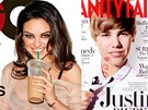 Sarah Jessica Parkerová, Mila Kunisová a Justin Bieber na obálkách svtových