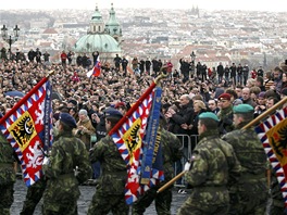 Hradansk nmst se zcela zaplnilo.