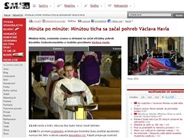 Slovenský web SME.sk pináel vlastní on-line reportá i pímý penos....